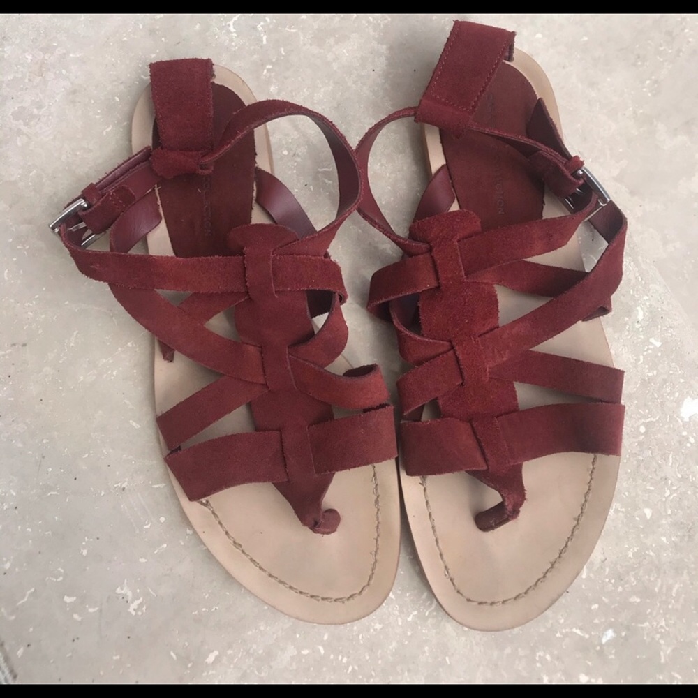 Zara suede gladiator sandals
